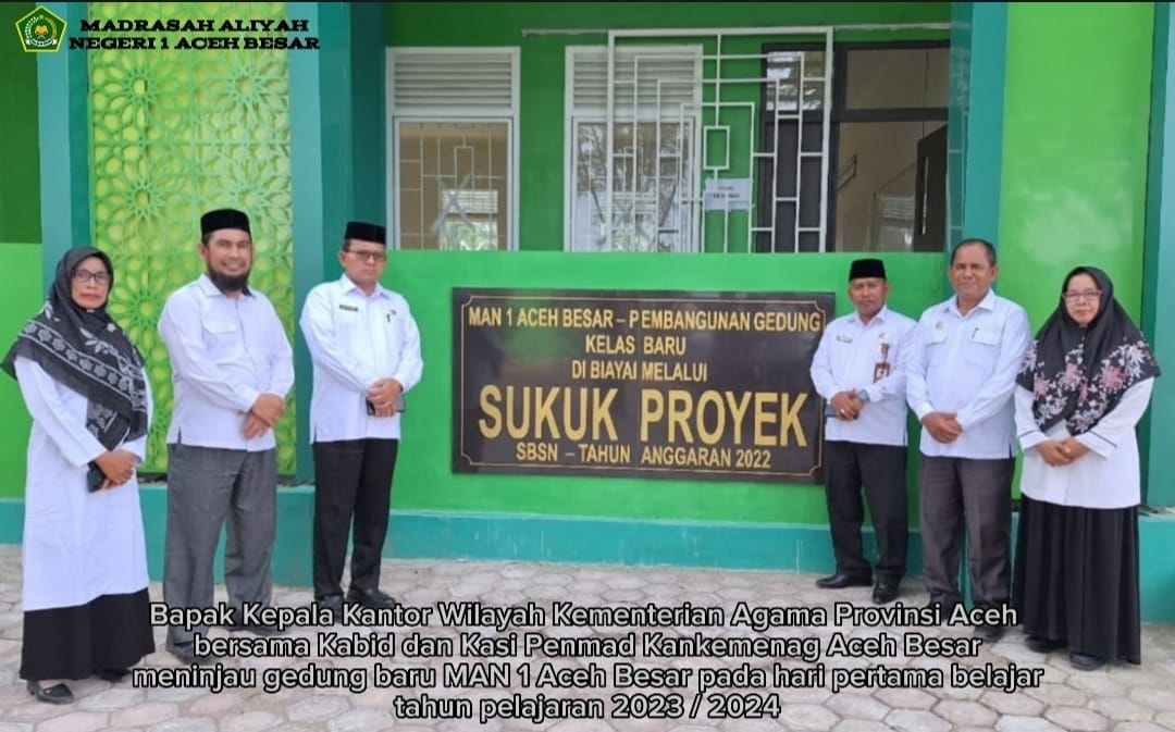 Kakanwil Kemenag Aceh monitoring ke MAN 1 Aceh Besar